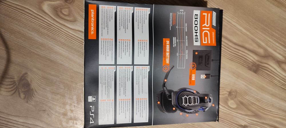 Căști Gaming Wireless RIG 800HS – Auto. 24h, Sunet Premium (PS4/PS5/PC