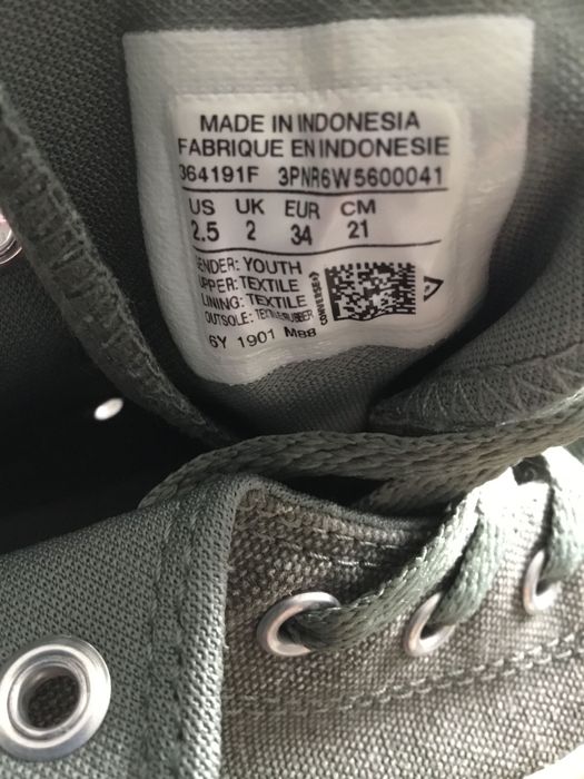 Кецове Converse Chuck Taylor All Star размер 34