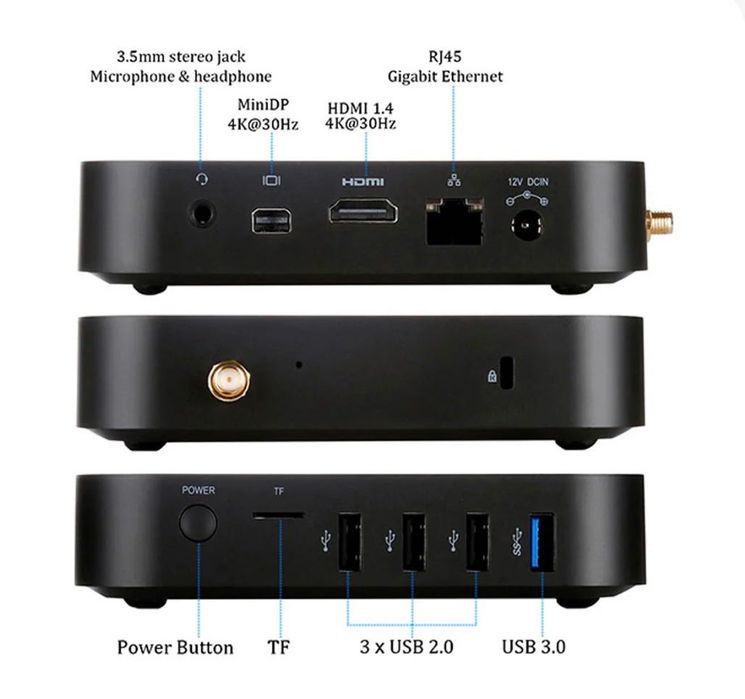 PC MiniX Neo Z83-4 Max / Crypto / RON / EUR