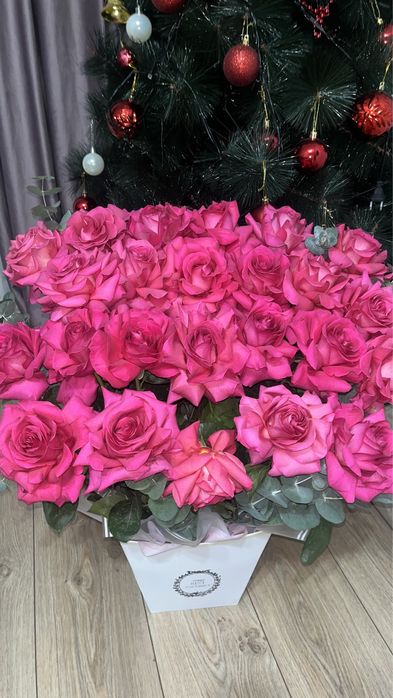 букет роз 51штук