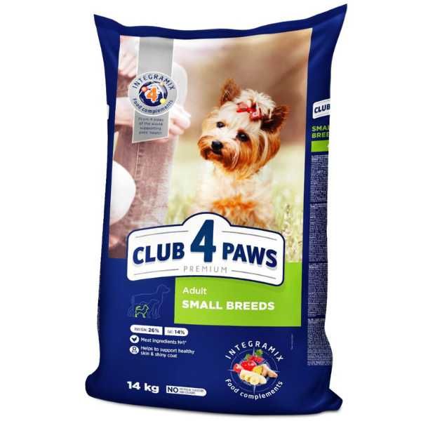 Пълноценна Храна за Кучета от Дребни породи - Пиле- 2кг/14кг- Club4Paws