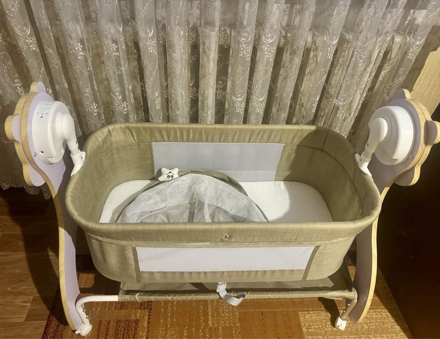 электронный манеж- кровать