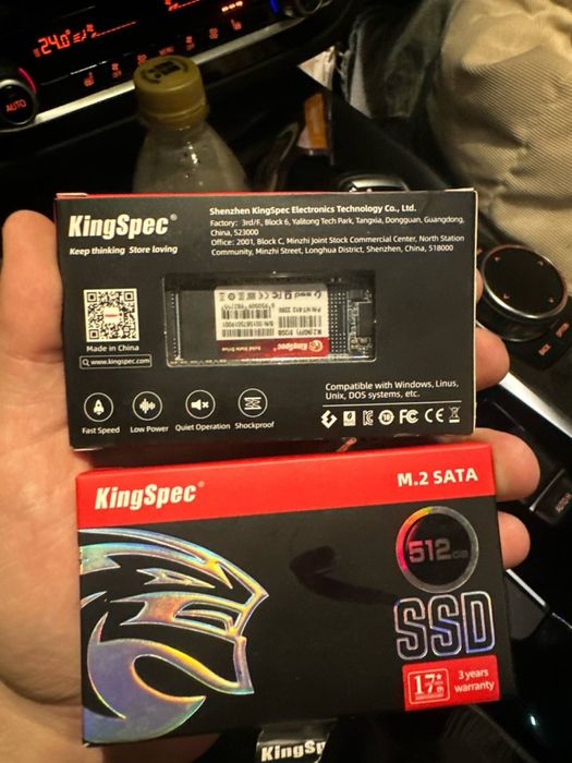 Новые Ssd m2 KingSpec 512gb