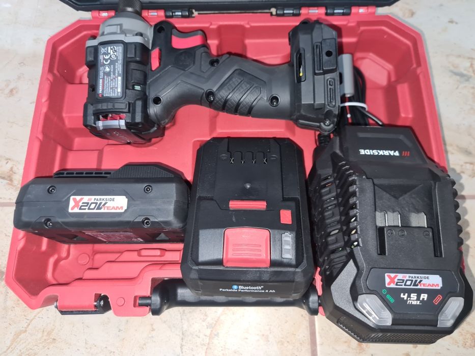 NOI. Garantie. Masina de insurubat cu impact PARKSIDE