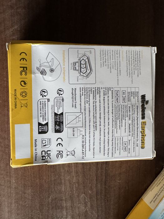 Sistem de comunicare / intercom Bluetooth , casca moto , NOU