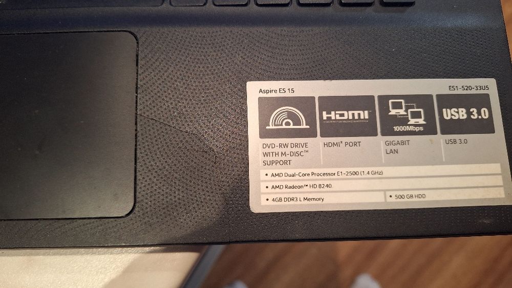 Лаптоп Acer Aspire ES 15