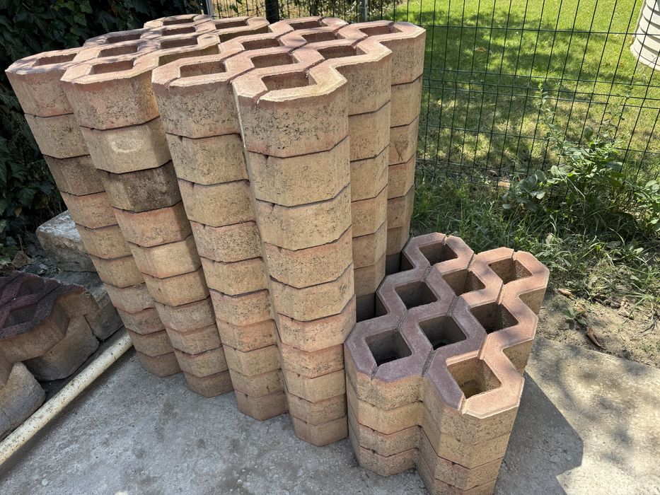 Vand pavaj beton grila 40x60x10 cm folosit