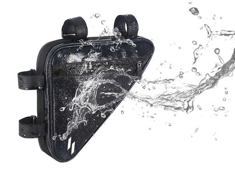 Треугольная сумка под раму велосипеда "Cycling". Водонепроницаемая.