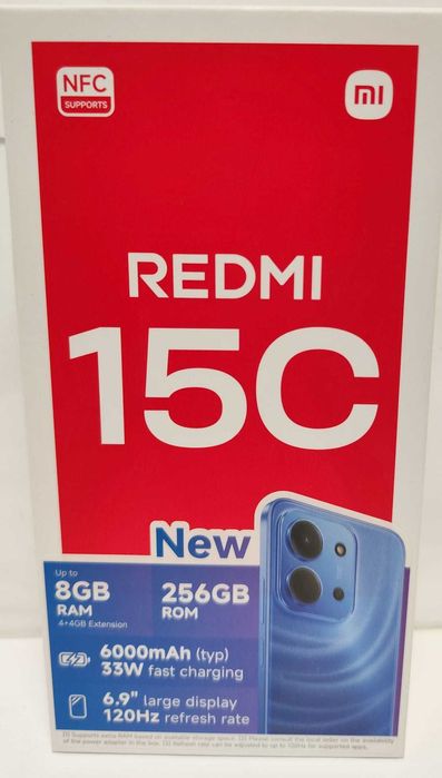 (AG 35) Telefon Xiaomi Redmi 15C  b.34578 - 510 Lei Garantie 2 ani!
