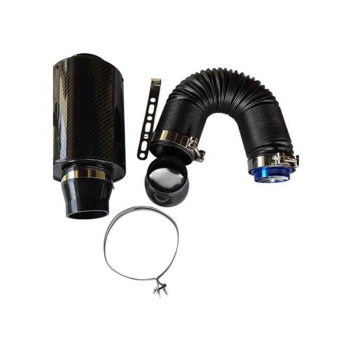 Filtru aer sport cu ventilator,turbina,carcasă carbon 4D,tub flexibil