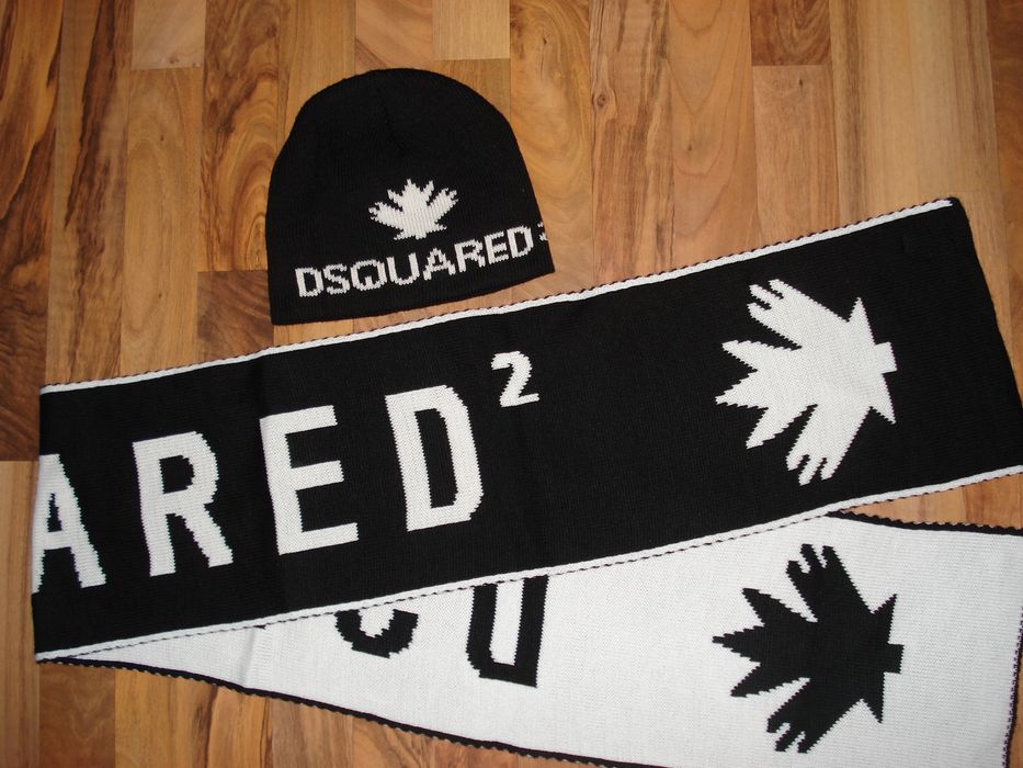 Мъжки шал и шапка DSQUARED2