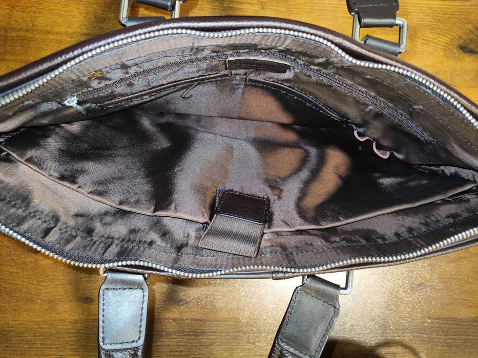 Geanta piele naturală laptop / documente