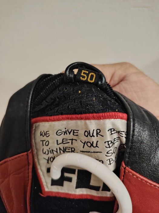 Мото Екип – 2 Части с Цип, Кожа, Размер 50