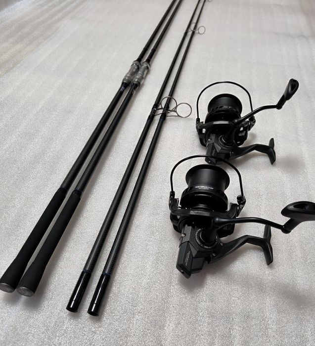 SET 2 Lansete FL FLX30 3.96M 4.0Lbs 2Seg + 2 Mulinete PRO FL MT 14000