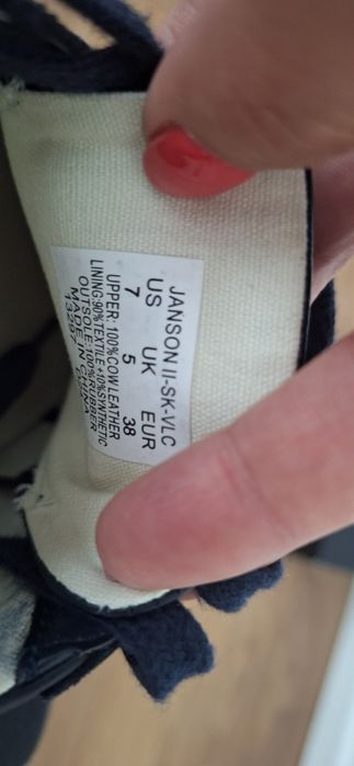 Тъмно сини, кожени кецове,Lauren Ralph Lauren, 38