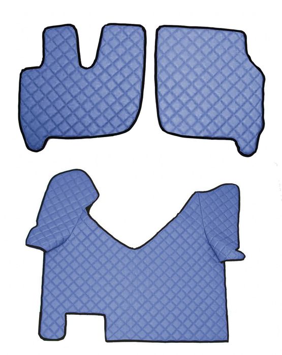 Кожени стелки Gurtec за камион Ивеко Хай-Уей/Hi-Way, Автомат, Сини