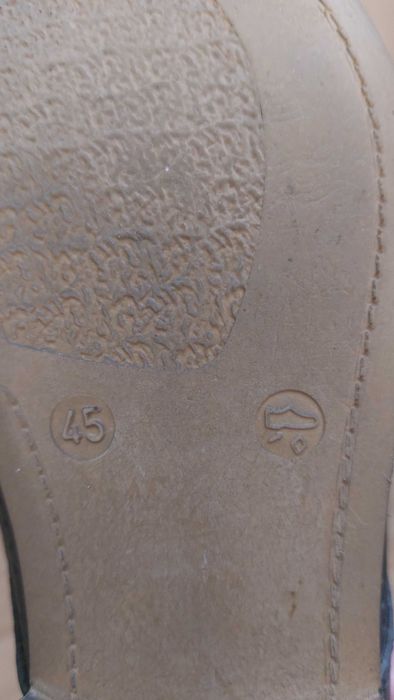 Официални черни обувки Rieker размер 45