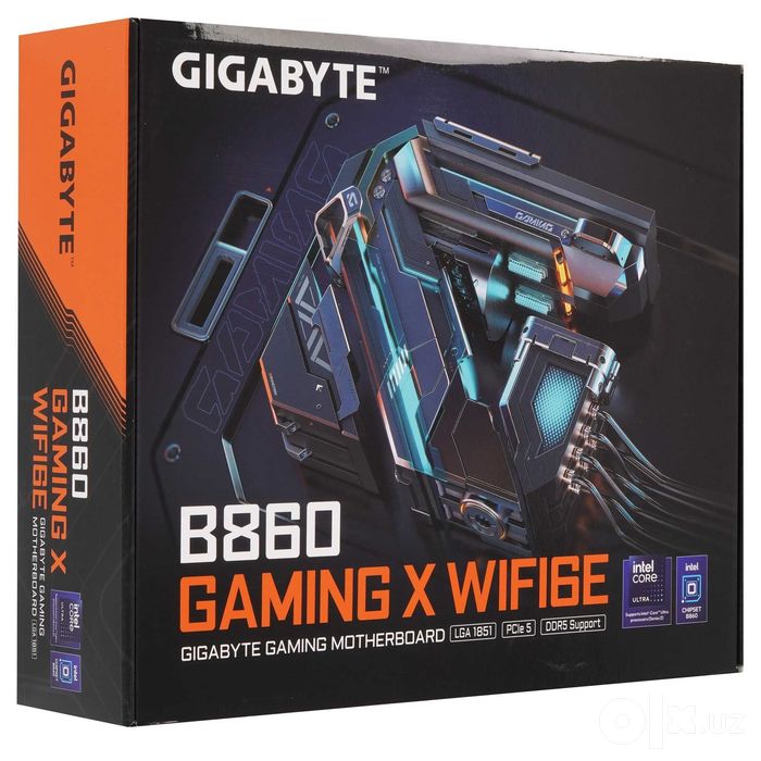 - Материнская плата MB Gigabyte B860 GAMING X WIFI6E DDR5 LGA1851