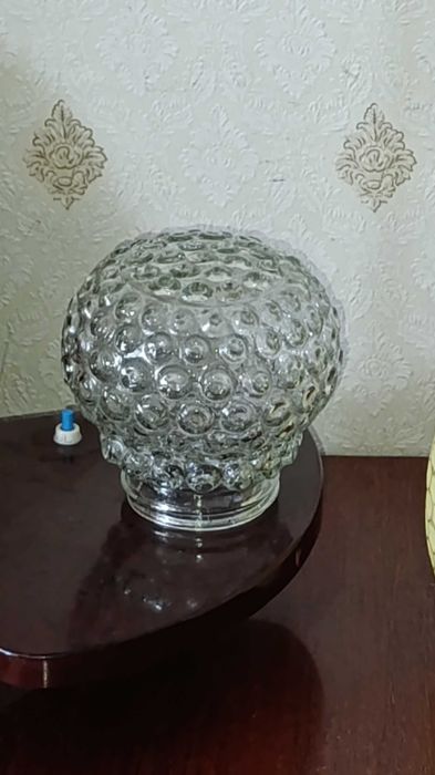 Плафоны стеклянные. Б.у.