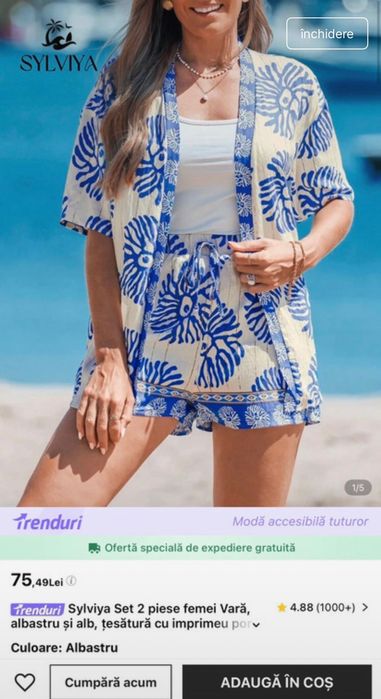 Set de vară subțire damă