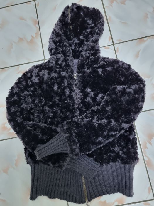 Geacă groasă femei din blană