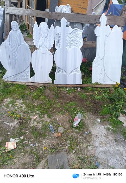 Cruci de marmură preț real cu scris înclus dela 400 de lei