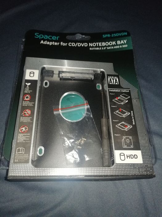 Adaptor HDD in loc de DVD/CD pt laptop