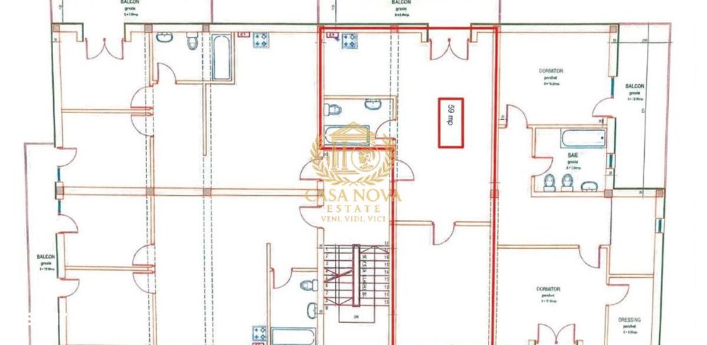Apartament 2 camere 62mp, cartier Buna Ziua, parcare, balcon