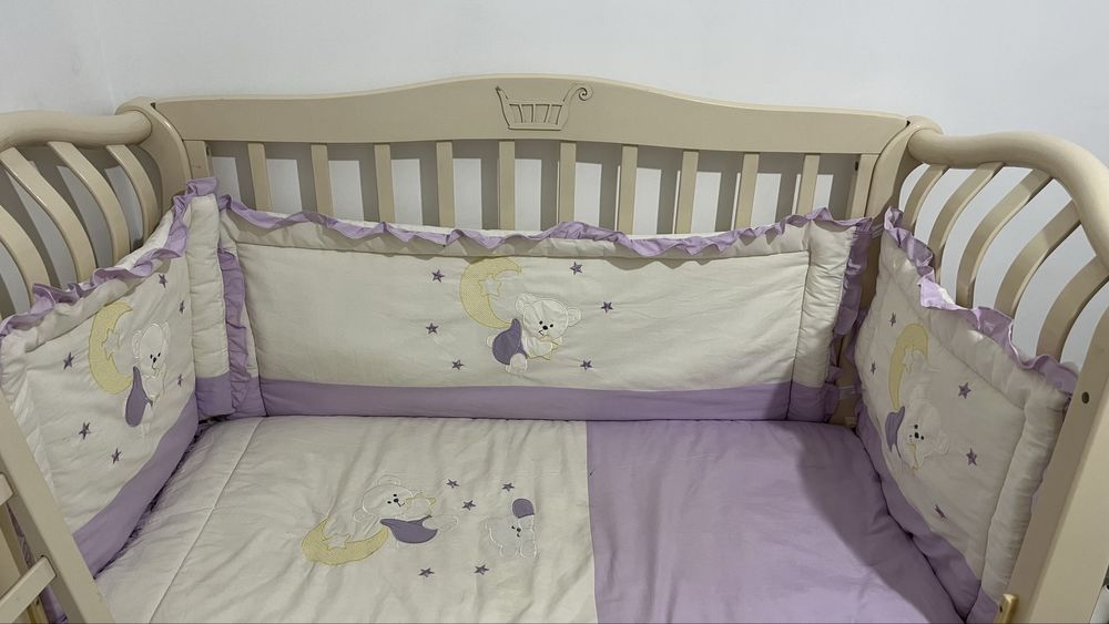 Манеж с ортопедическим матрасом