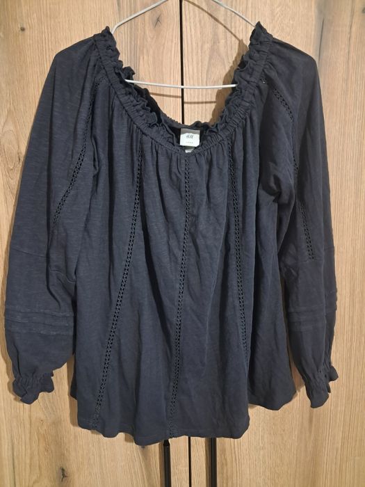 Lot damă mărime S: bluză H&M stil boho, pulover Marc O'Polo