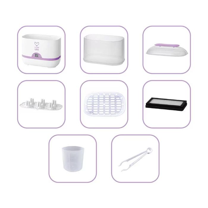 Sterilizator cu uscare 3in1 pentru 6 biberoane EasyCare