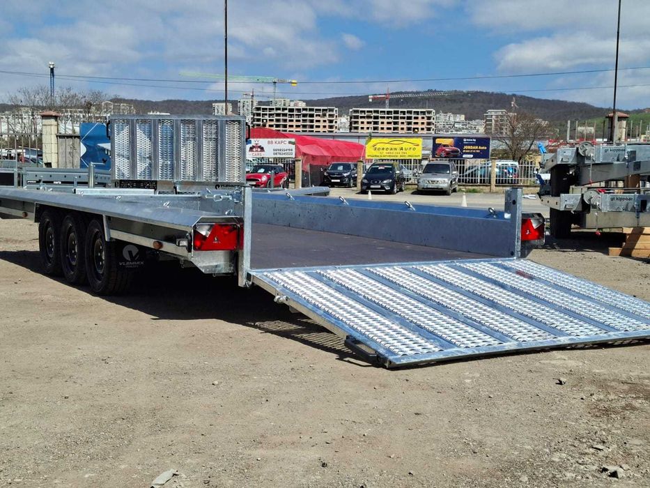 НОВО ремарке за строителна техника Vlemmix MT480 3500kg (3x1800kg)