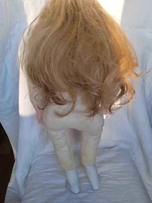 Кукла 65 см, винтидж, + дрехи