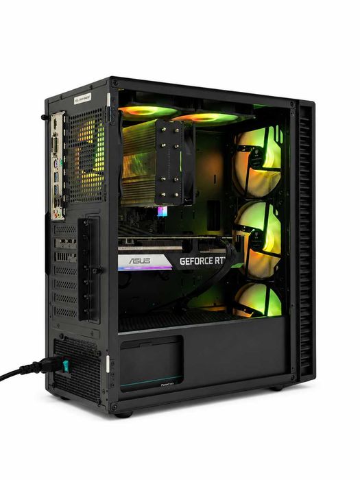 НОВО! RTX 3070, Ryzen 5 9600X, 32GB DDR5 RAM, 650W Геймърски компютър