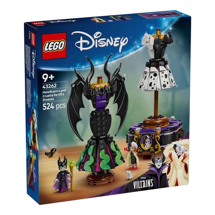 Нови Lego Disney - 100 години Disney (43221)/Роклите на Злодеида и Круела Де Вил (43262)