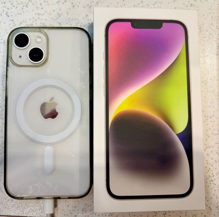 iPhone 14 Starlight , 256 GB, много добро състояние