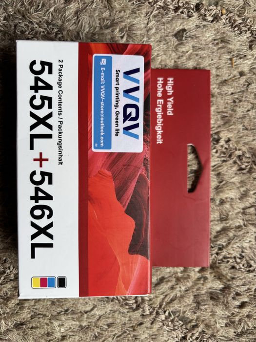 Set 2 cartuse 545XL 546XL  Imprimante Canon Pixma  400 negru 300 color