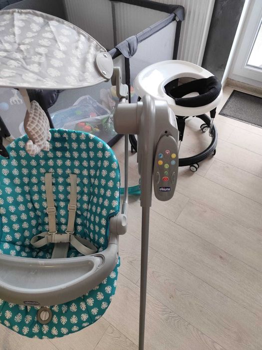 Leagan balansoar Chicco Poly swing up+cadou  vanita bebe pliabila cu pernita