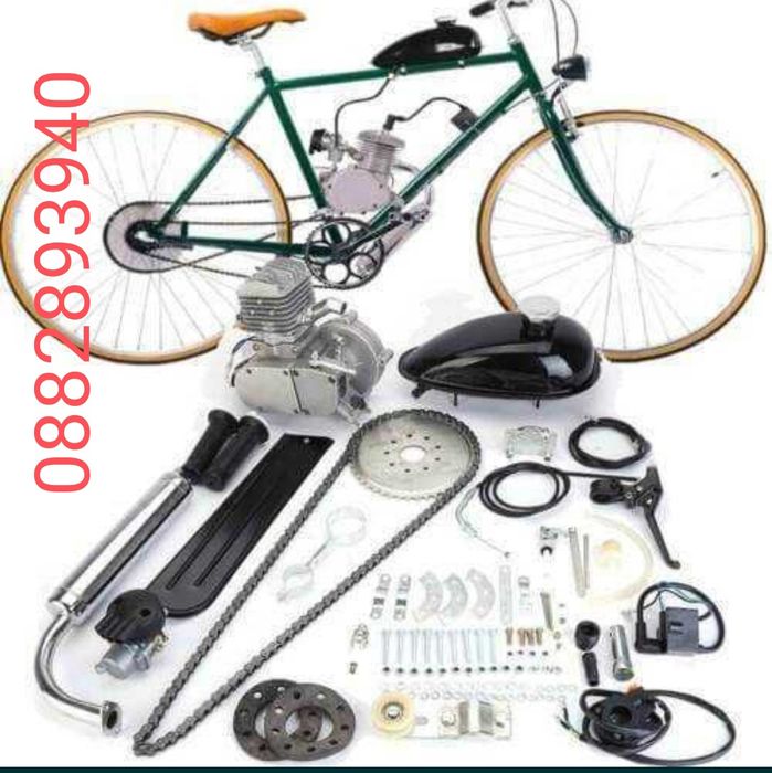 Двигател за колело ДРУЖБА 50/80/100куб велодвигатели.