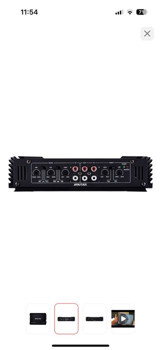 Услитель автомобиля для музыку