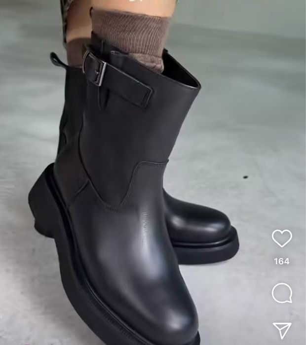 Полусапожки, кожа, 40 разм