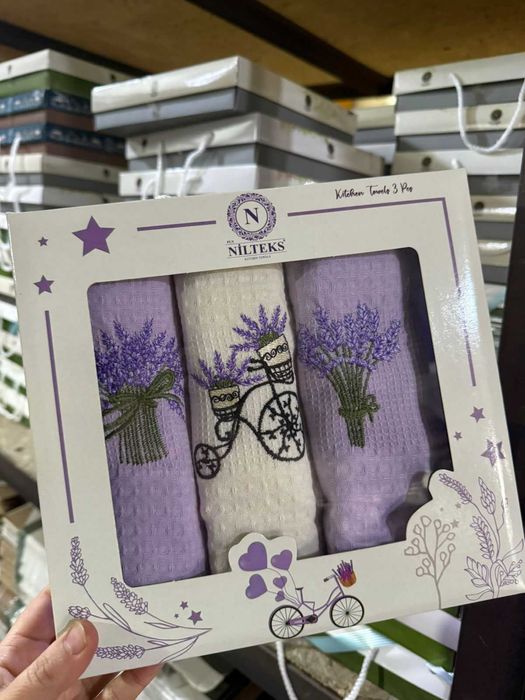 Наборы кухонных полотенец