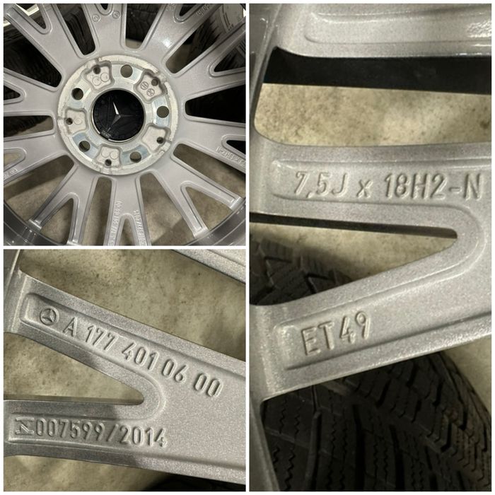 Jante 18 ORIGINALE Mercedes CLA iarna 225/45/18 w178 A w177 Vito V W44