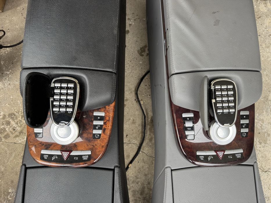 Подлакътник сив и черен за Mercedes S класа W221