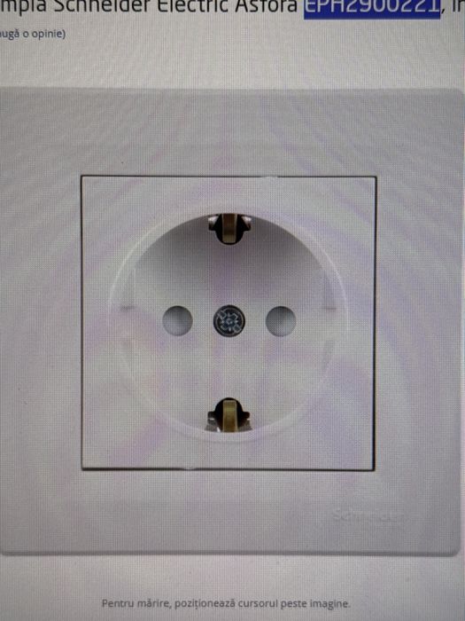 Priza schuko simpla Schneider electri Asfora Eph2900221 - 60 bucati