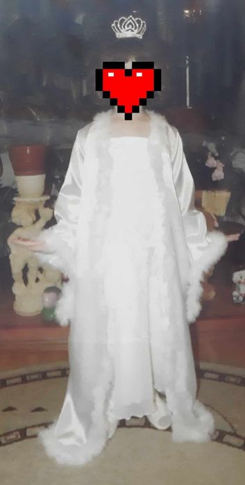 Costum de fulg sau ingeras - marime 5 - 7 ani