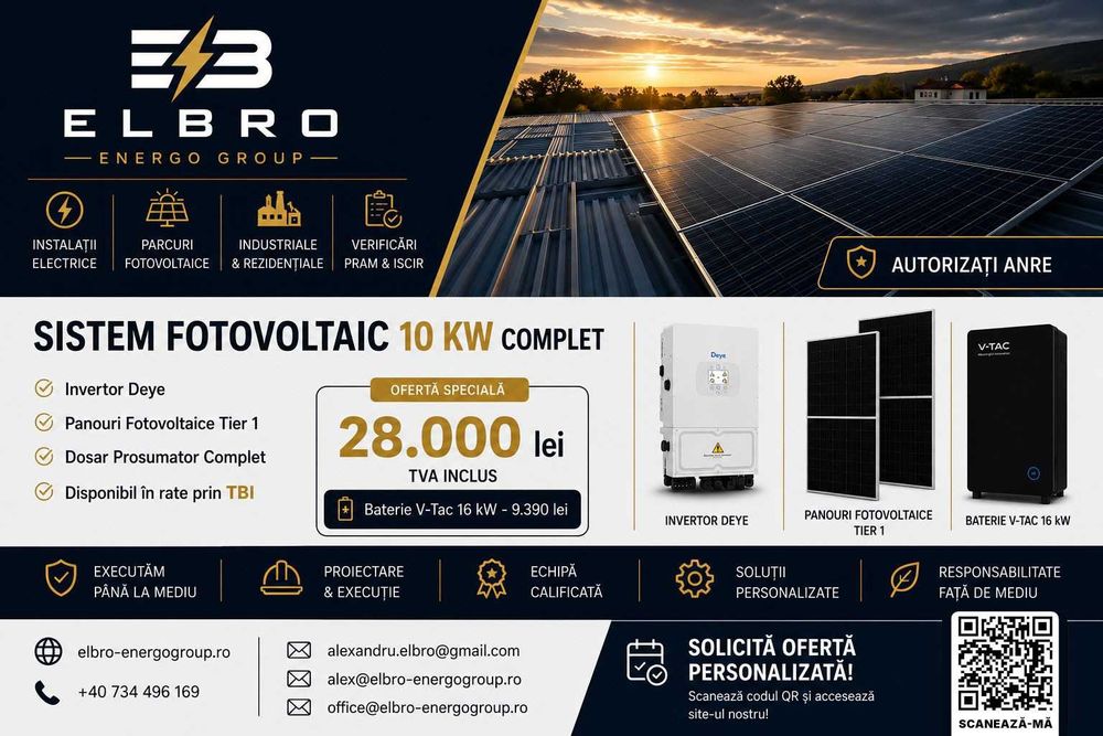 Montaj Fotovoltaice Industriale HALE & FABRICI | ELBRO ENERGO GROUP