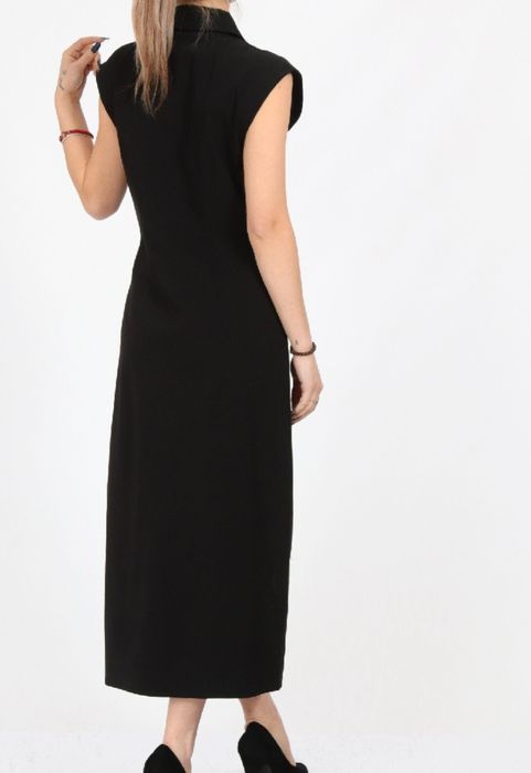 Rochie midi neagra JACQUELINE DE YONG