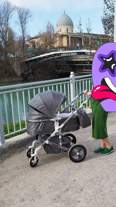 Коляска трансформер 2таси 1да . Почти янги ку'п ишлатилмаган