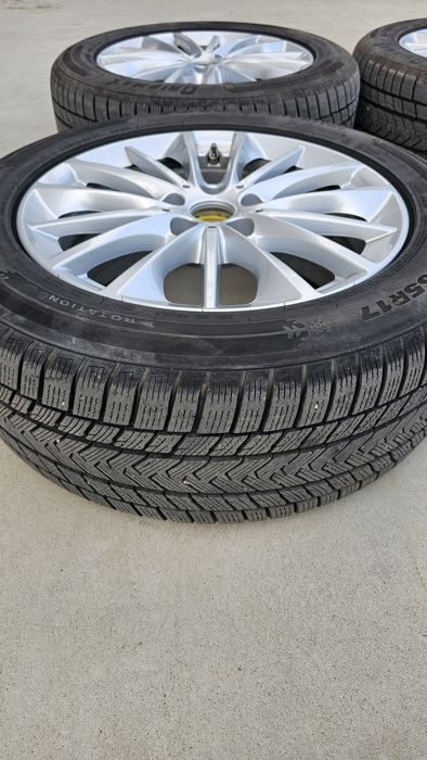 Roți Jante 17 Bmw Volkswagen Audi Mercedes Skoda Seat 5x112 235/55R17 iarna sau 225/45R17 vară Michelin